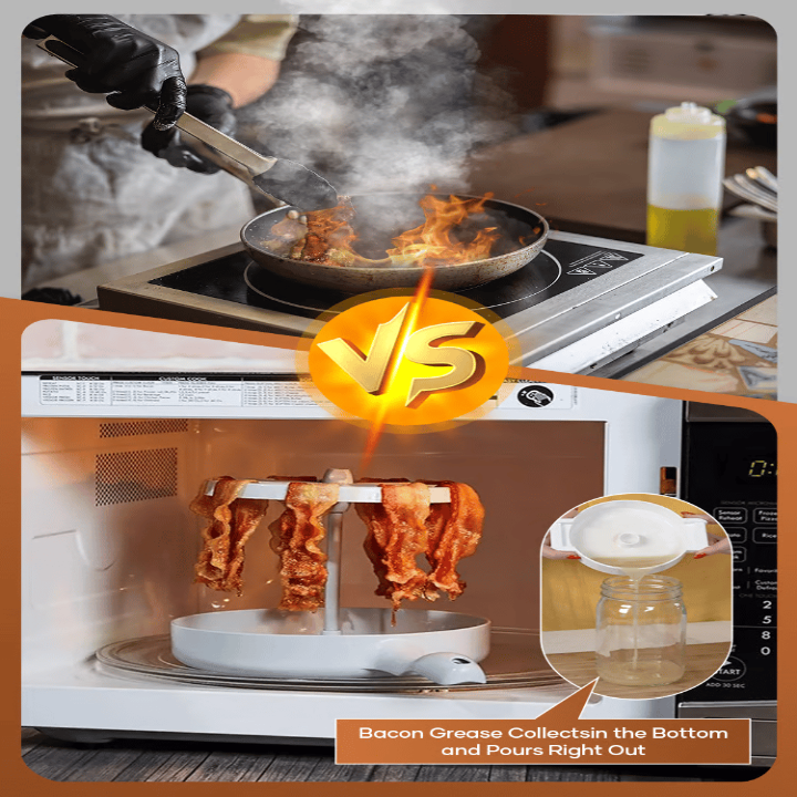 CrispTray | Mikrowellen-Baconschale für schnelles und gesundes Kochen