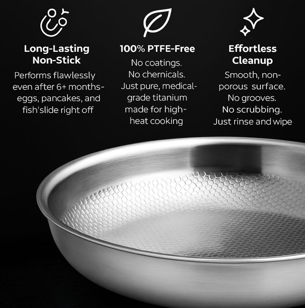 PureTitan™ | Titan-Pfanne – Antihaftbeschichtung ohne Schadstoffe
