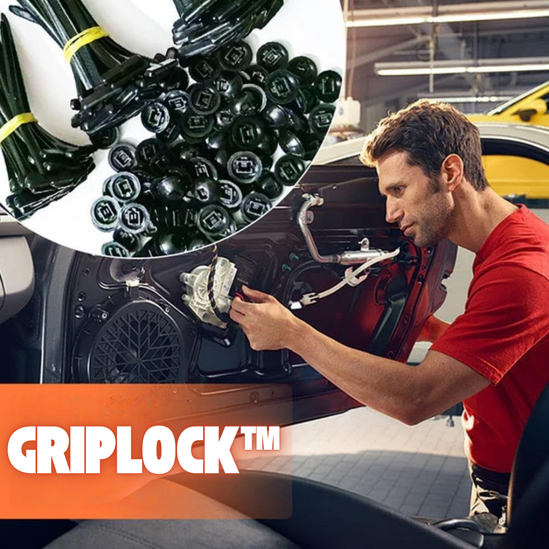 GripLock™ | Selbstsichernder Universalkabelbinder (100 Stück)