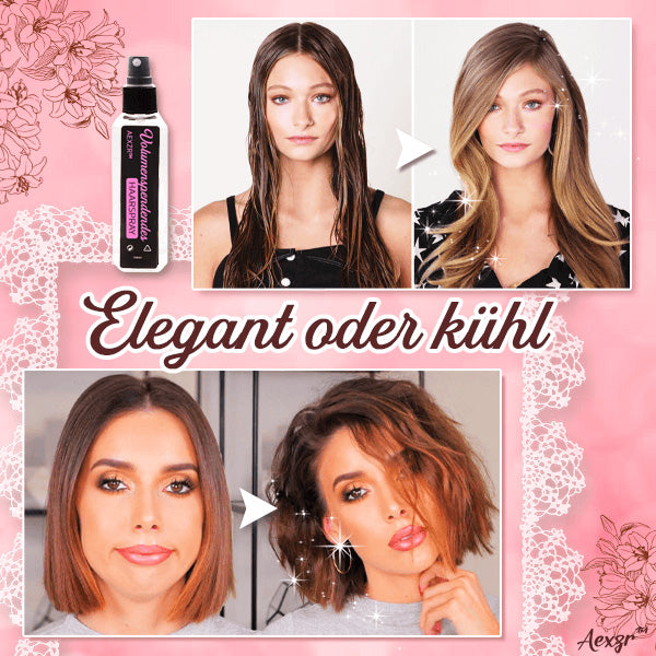 1+1 Gratis | VolumeSpray™ | Erhalten Sie wunderschönes, voluminöses Haar, das lange hält!