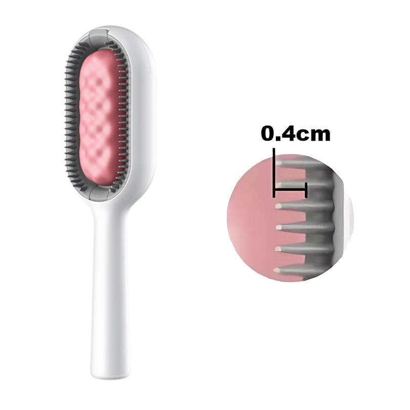 1+1 GRATIS | PetDefuzz™ | 4-in-1 Silikon-Haarbürste mit Wassertank – Fellpflege, Reinigung & Massage für Hunde & Katzen