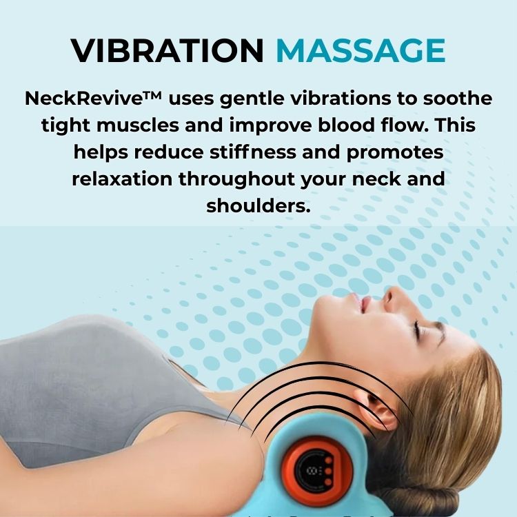 50% RABATT | NeckRevive™ | Elektrisches EMS Nackenmassagegerät mit Wärmefunktion | Lindert Verspannungen & Nackenschmerzen effektiv
