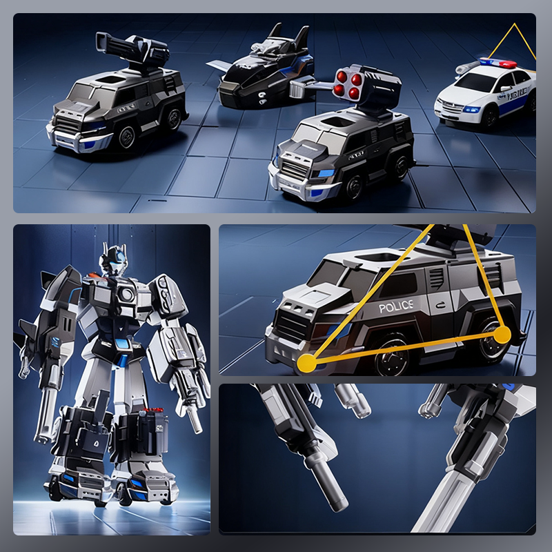 50% RABATT | 9-in-1 MorphoMax™ | 9-in-1 Transformationsspielzeug für Kinder – Fahrzeuge, Roboter & Kreatives Bauen