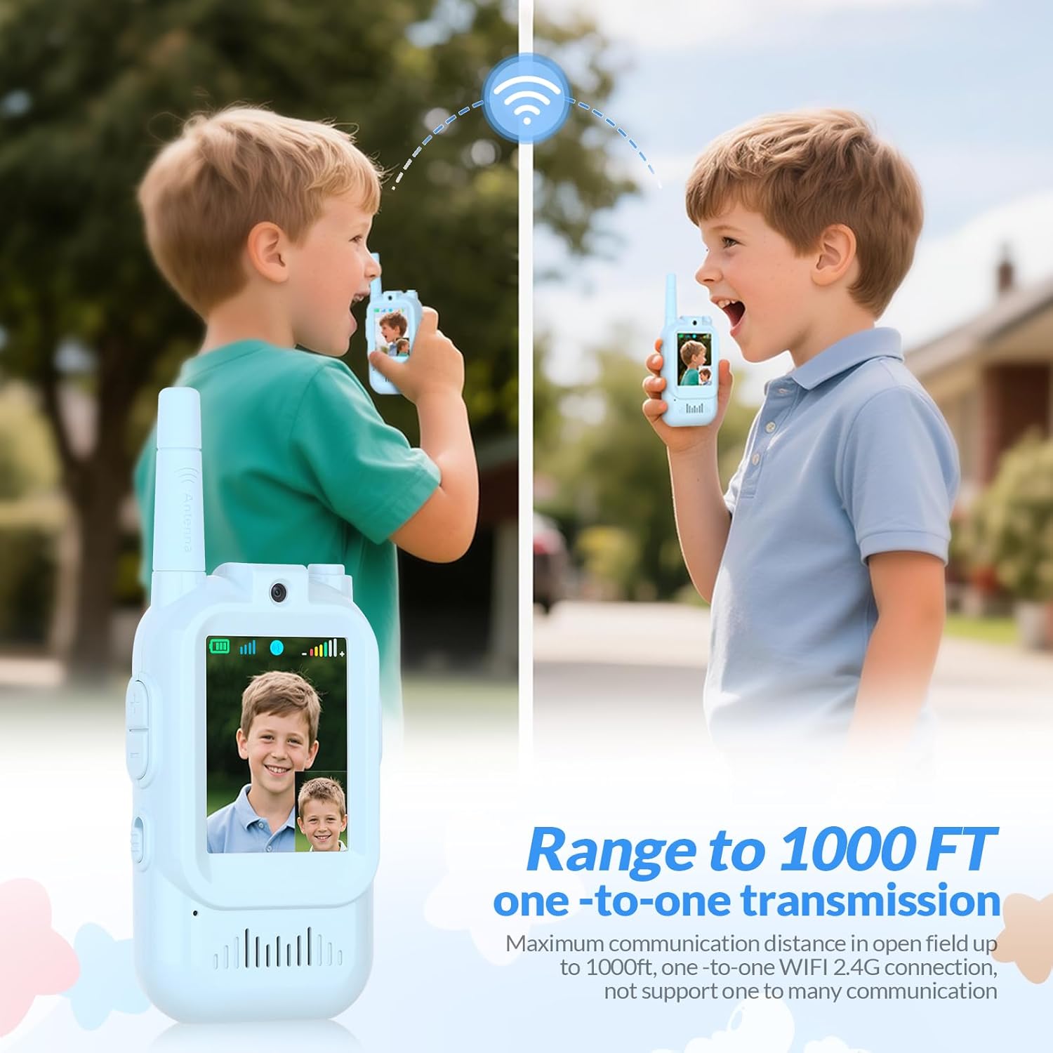 50% RABATT | EchoBuddy™ | Video-Walkie-Talkies – Sichere Bild- & Sprachverbindung für Kinder