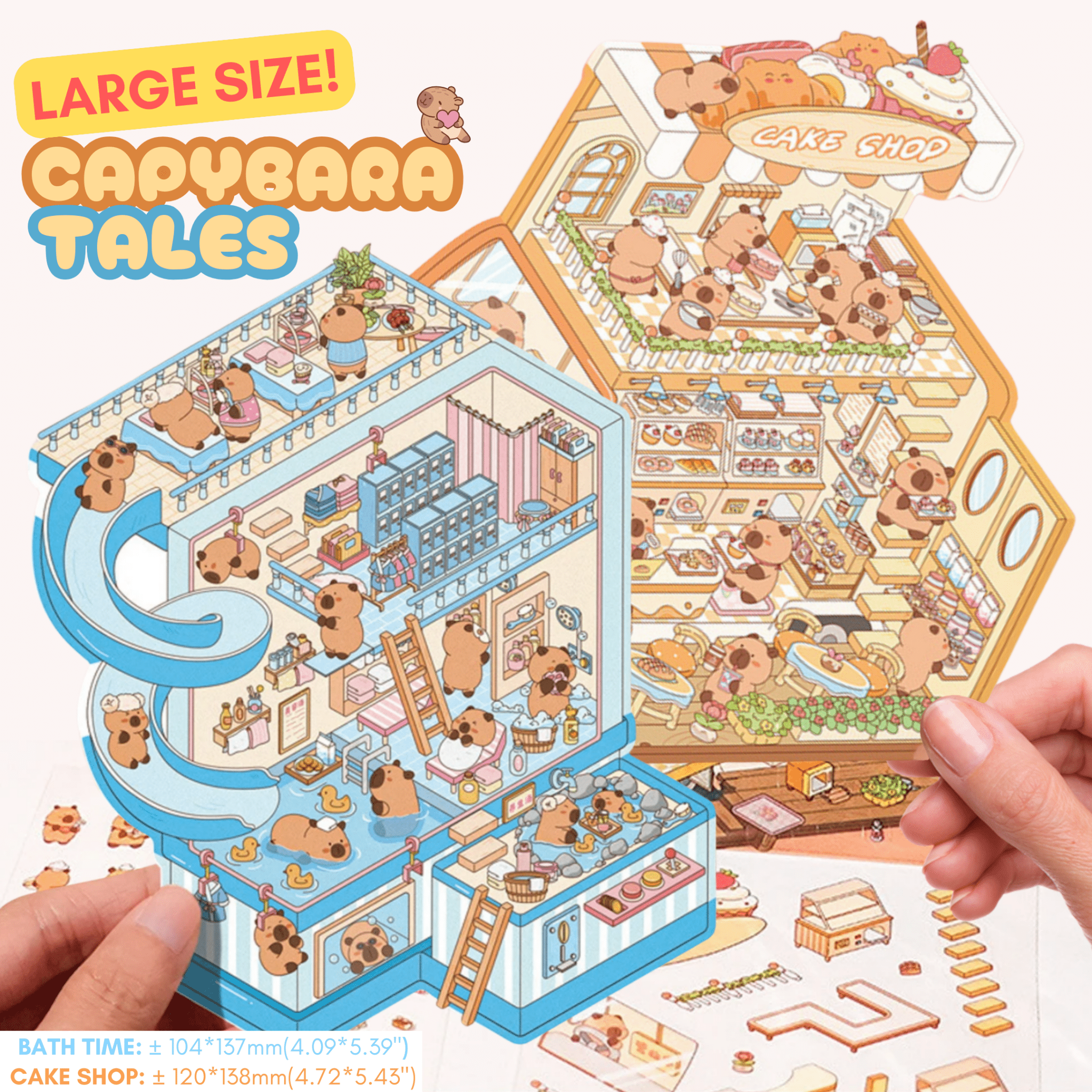 50% RABATT | Sticktopia™ | 3D Entspannungs-Sticker-Set für Achtsamkeit & Kreativität | Gestalte deine eigene Mini-Welt