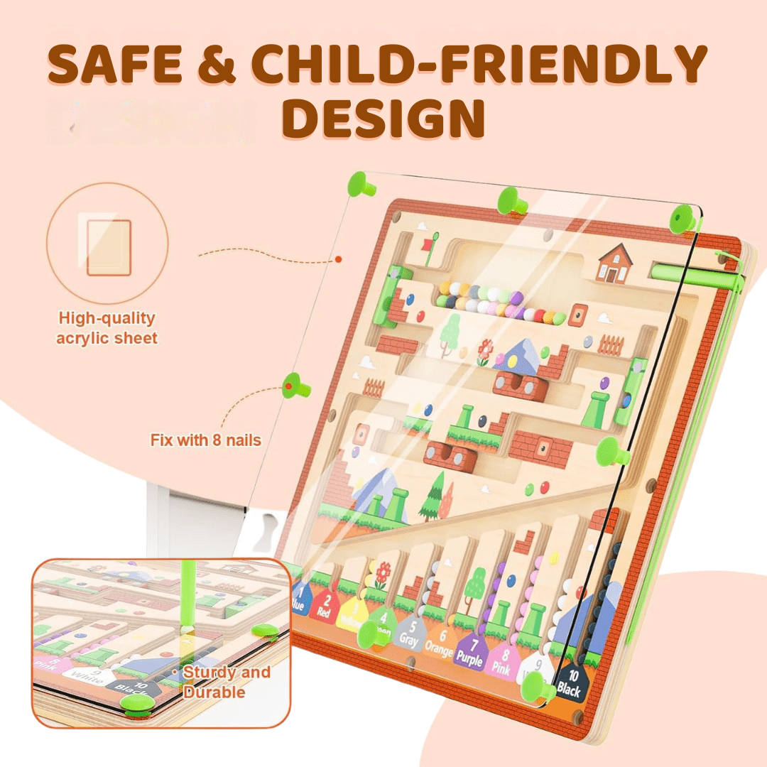 50% Rabatt | WiggleMaze™ | Großartig für die sensorische und logische Entwicklung von Kindern!