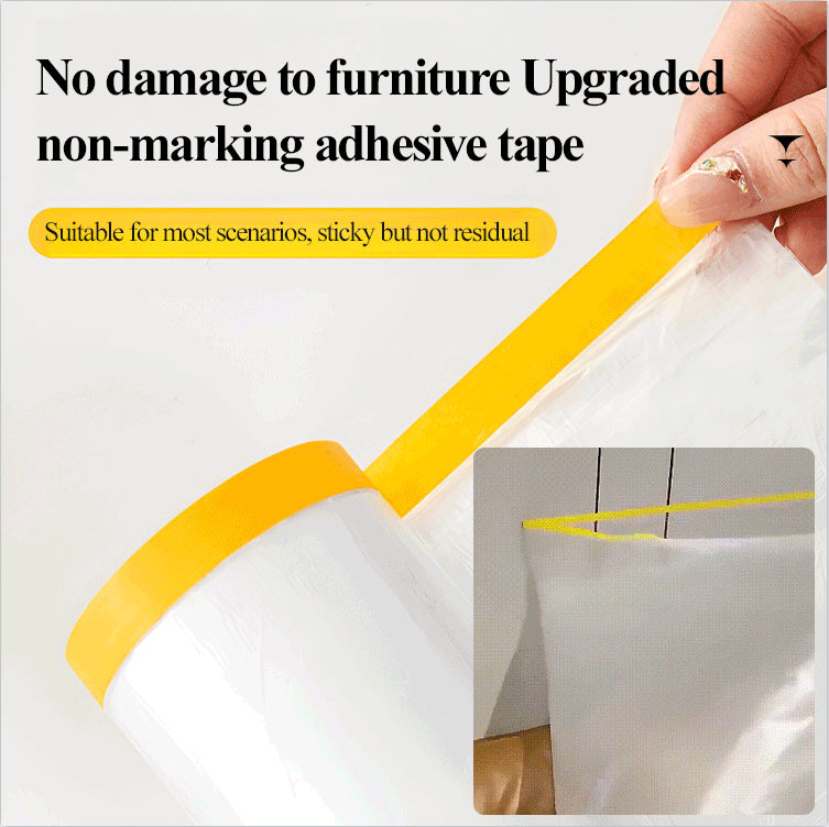 1+1 GRATIS  | ShieldNest™ | 2er-Set Schutzfolie – Möbel- & Bodenschutz für Renovierung, Streichen & Umzug