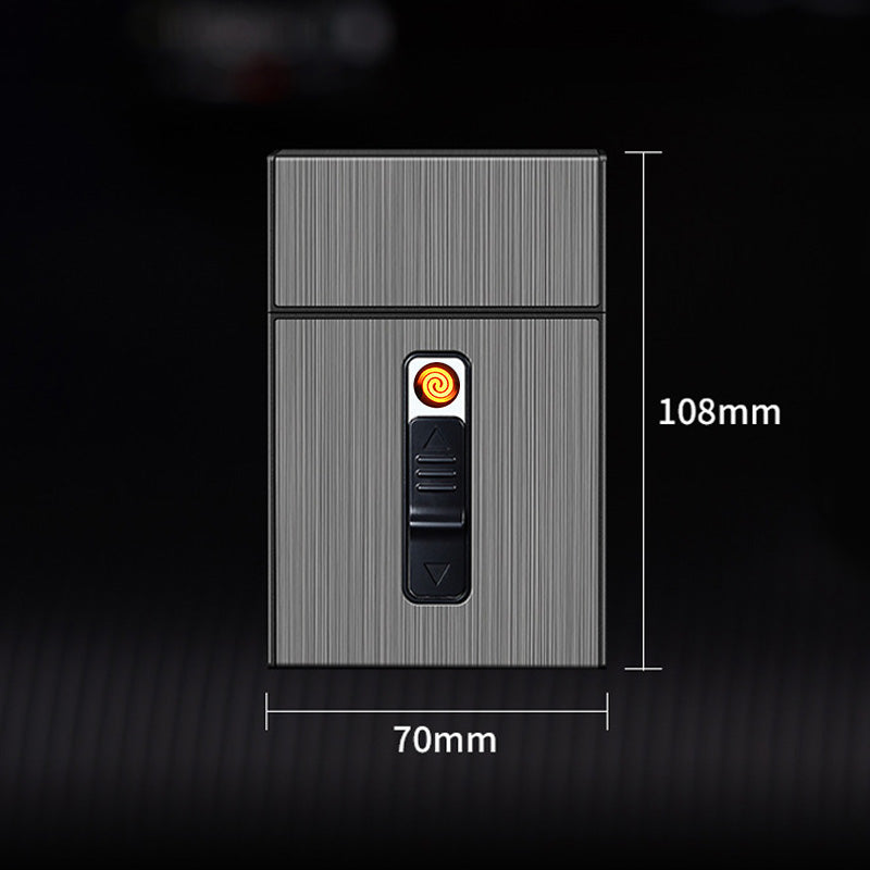 50% RABATT | IgnisCase™ | Das elegante Zigarettenetui mit integriertem, windfestem USB-Feuerzeug