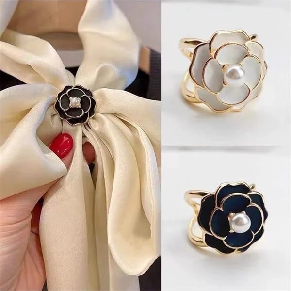 1+1 GRATIS | BloomLoop™ | Perlen-Schalclip – Elegantes Styling-Accessoire in 3 Sekunden
