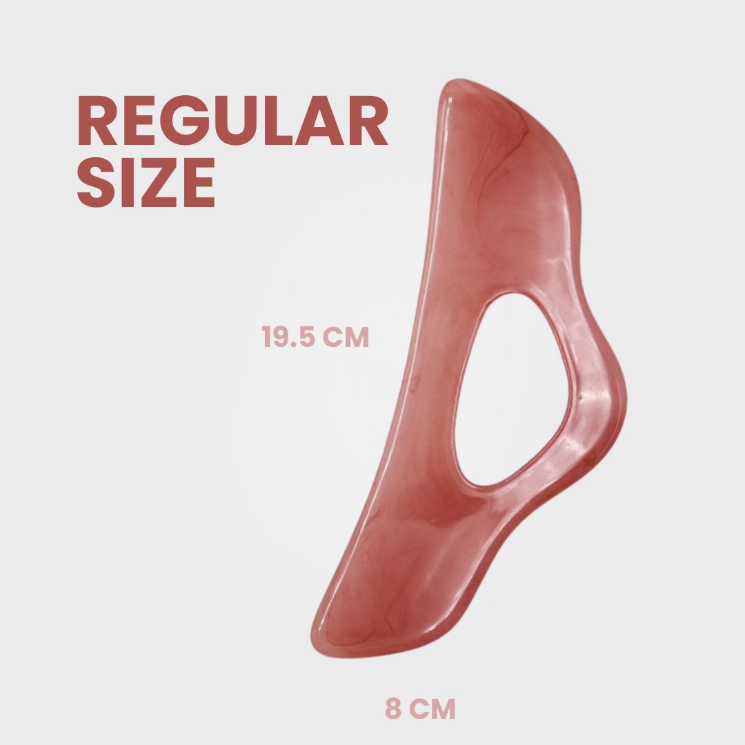 1+1 GRATIS | Luminsha™ | Gua Sha Massage Tool – Ergonomisches Gesicht & Körper Massagegerät für strahlende Haut