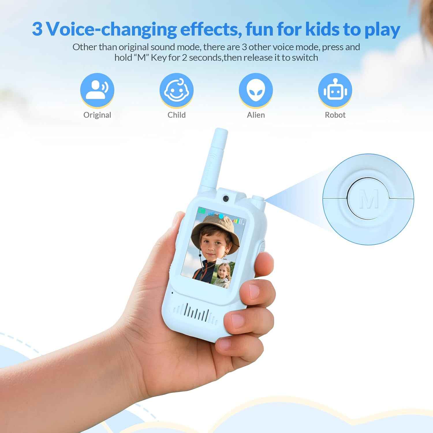 50% RABATT | EchoBuddy™ | Video-Walkie-Talkies – Sichere Bild- & Sprachverbindung für Kinder