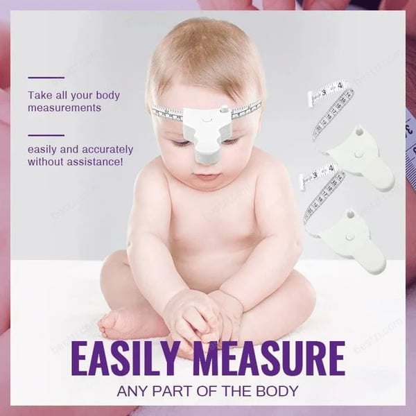 1+1 GRATIS | MeasureLock™ | Körpermaßband-Set – Präzises Maßband mit Lock-Pin & automatischem Rückzug