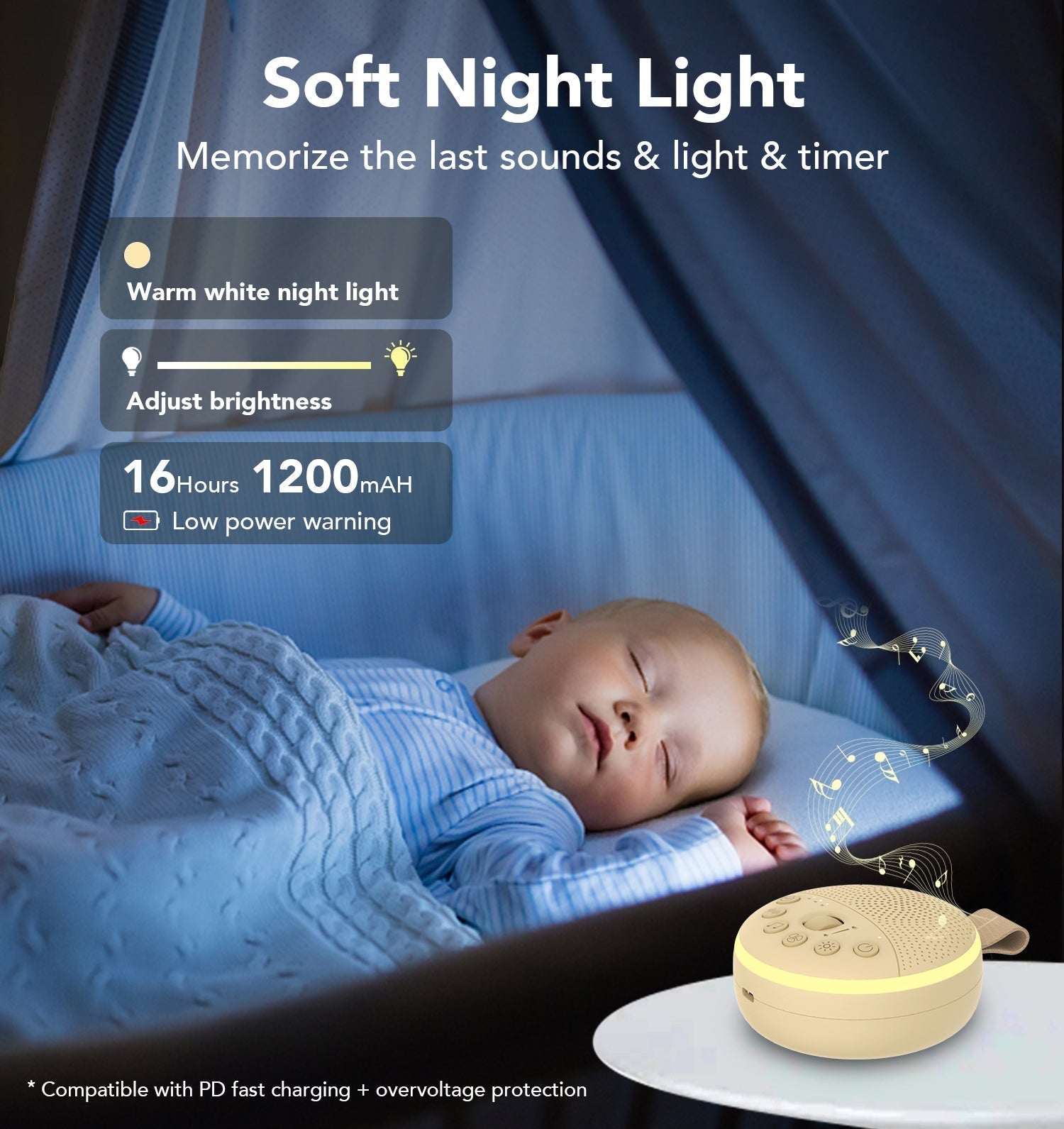 BabySoundSaver™ | Schaffen Sie die perfekte Schlafumgebung!