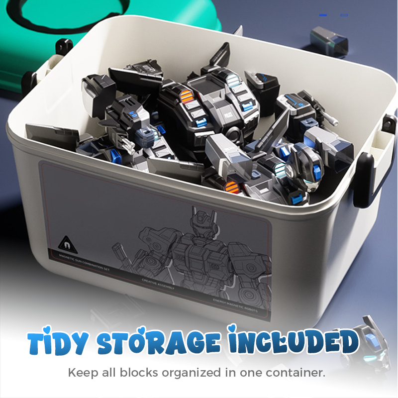 50% RABATT | 9-in-1 MorphoMax™ | 9-in-1 Transformationsspielzeug für Kinder – Fahrzeuge, Roboter & Kreatives Bauen