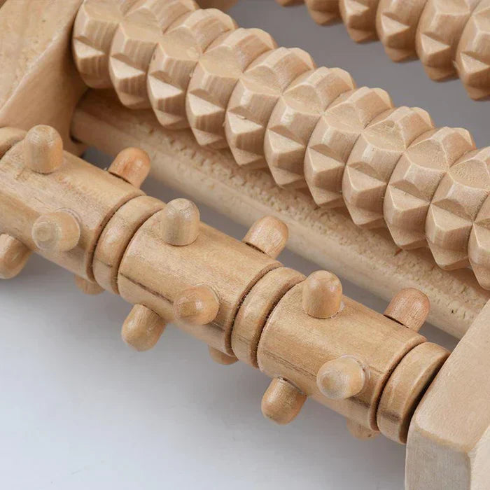 50% Rabatt | Solea | Fußroller-Massagegerät aus Holz