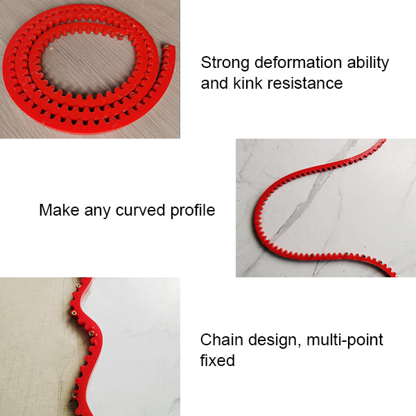 50% RABATT | CarveStrip™ | Flexible Profilierleiste mit Zahnradantrieb für präzises Formen, Kurven & kreative Handwerksarbeiten