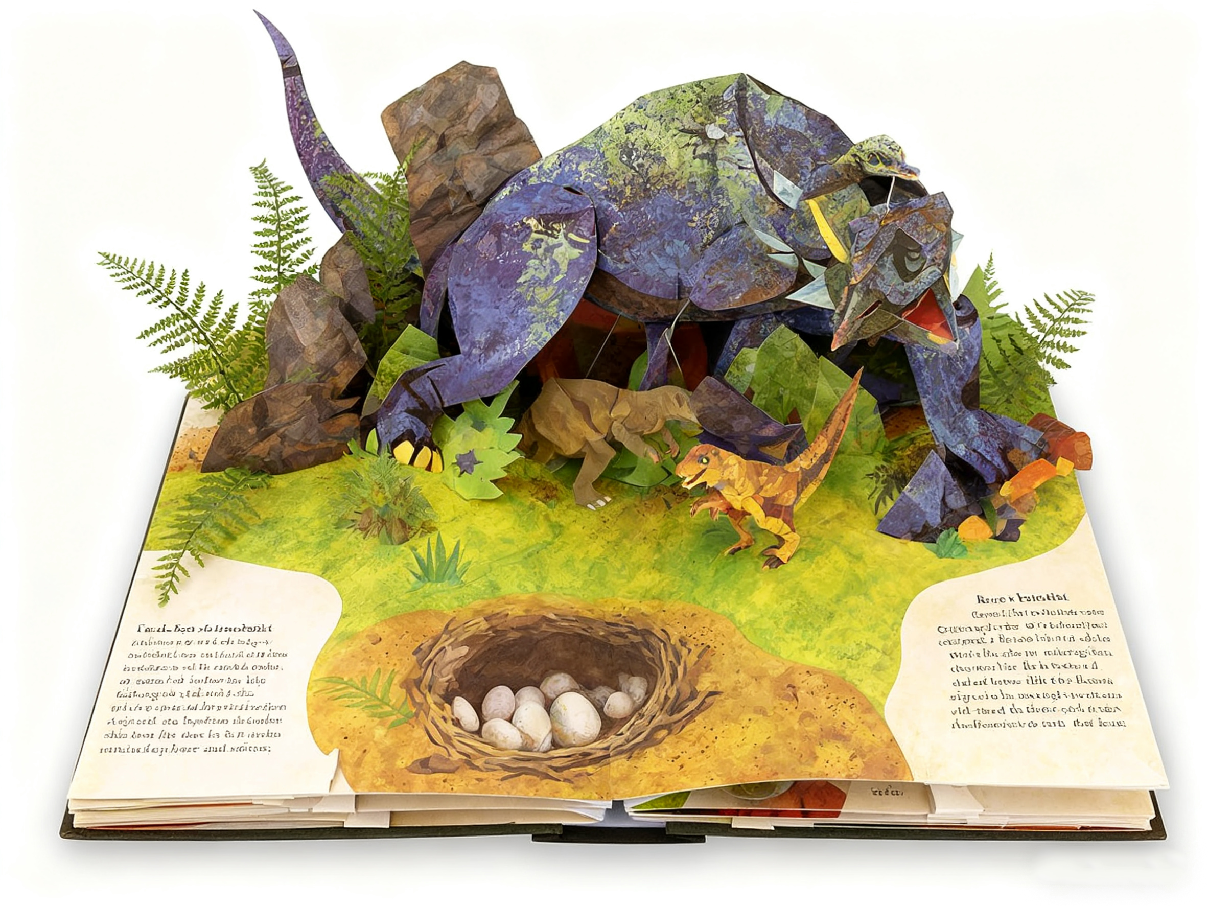 50% RABATT | DinoVerse™ | 3D Dinosaurier Pop-up Buch – Interaktives Lernbuch für Kinder ab 4 Jahren | Faszinierende Urzeit-Abenteuer mit beweglichen 3D-Dinos
