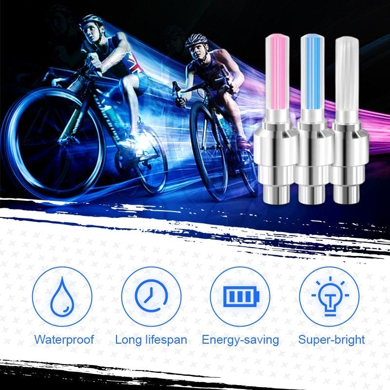 4+4 GRATIS | LumaRim™ | LED Radlichter – Bewegungsaktivierte Fahrradlichter für Mehr Sichtbarkeit, Sicherheit & Stil