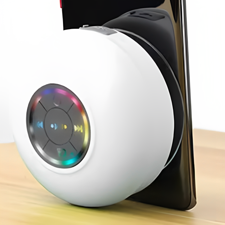 50% RABATT | StickBeat™ | Tragbarer LED-Bluetooth-Lautsprecher – Wasserfester Duschlautsprecher mit Freisprechfunktion & FM-Radio