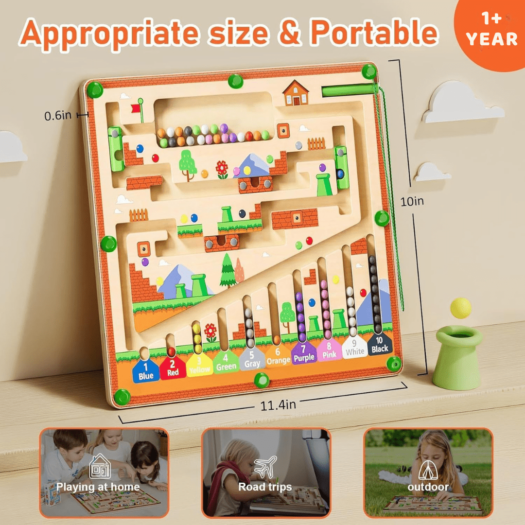 50% Rabatt | WiggleMaze™ | Großartig für die sensorische und logische Entwicklung von Kindern!