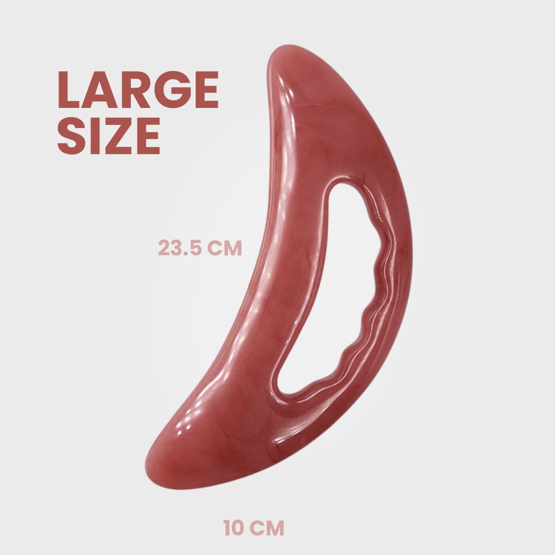 1+1 GRATIS | Luminsha™ | Gua Sha Massage Tool – Ergonomisches Gesicht & Körper Massagegerät für strahlende Haut
