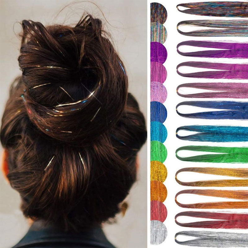 1+1 GRATIS | PrismeHair™ | Glitzernde Haar-Tinsel Extensions für funkelnde Styles