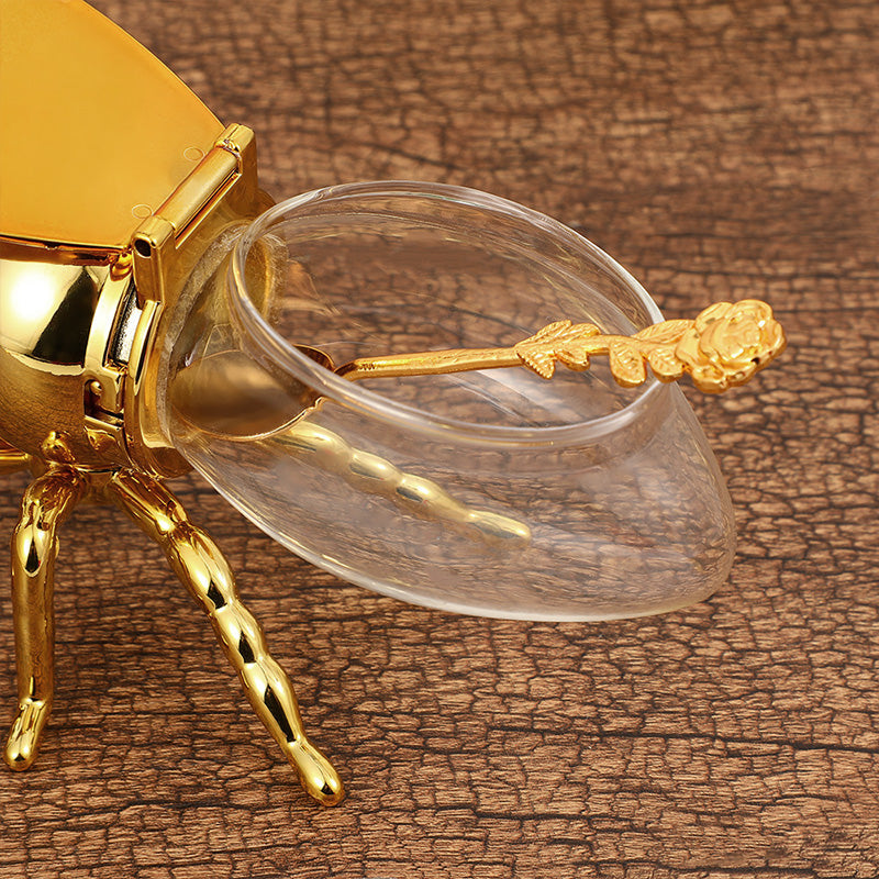 50% RABATT | BeeLuxe™ | Eleganter Bienen-Honigtopf für stilvolle Tischdekoration & natürliche Küchen-Ästhetik