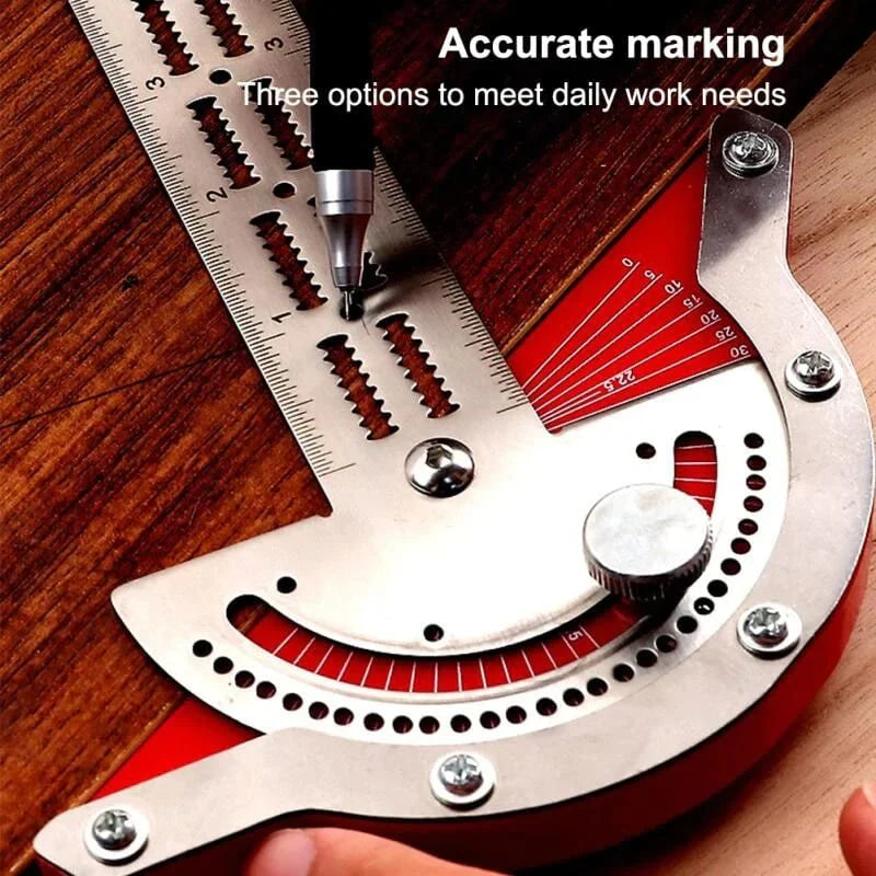 50% RABATT | MeasurePro™ | Verstellbares Winkel- & Kantenlineal – Edelstahl Präzisionswerkzeug für Schreiner & DIY