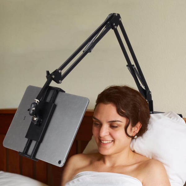 50% RABATT | FlexiView™ | Handy & Tablet Halterung – Unsichtbarer Bett- & Sofa-Ständer mit 360° Drehung