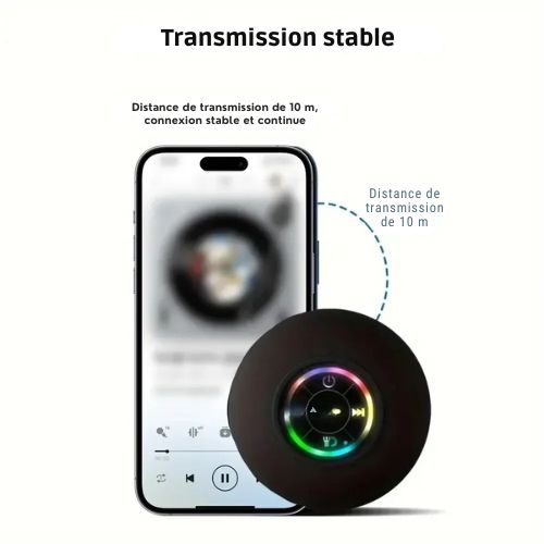 50% RABATT | StickBeat™ | Tragbarer LED-Bluetooth-Lautsprecher – Wasserfester Duschlautsprecher mit Freisprechfunktion & FM-Radio