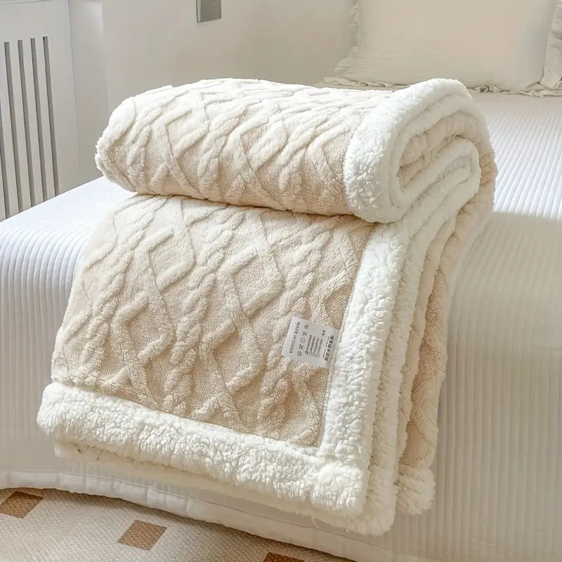 CuddleCloud | Bequeme Sherpa-Decke