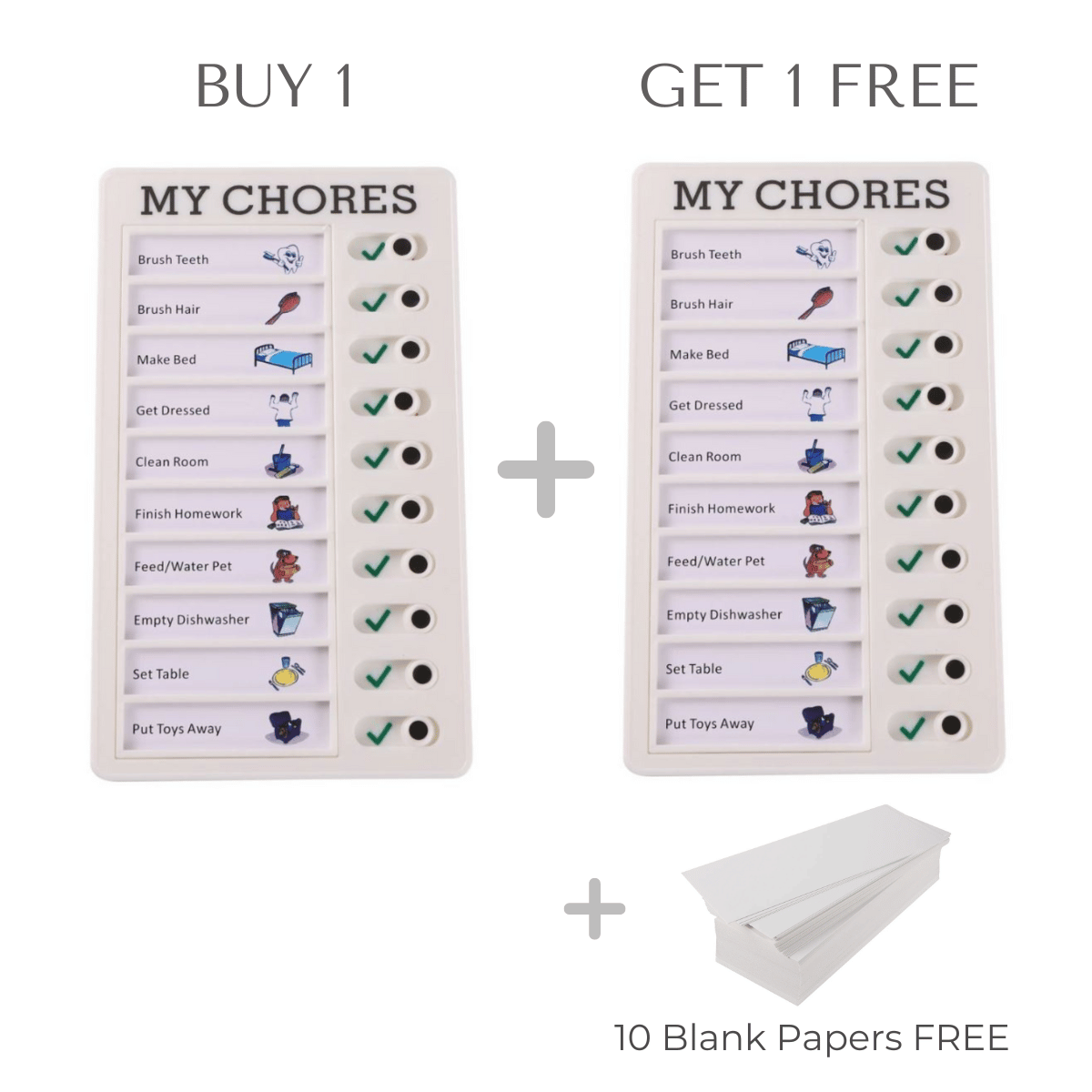 1+1 Gratis | TaskKid™ | Interaktive Hausaufgabenmotivation