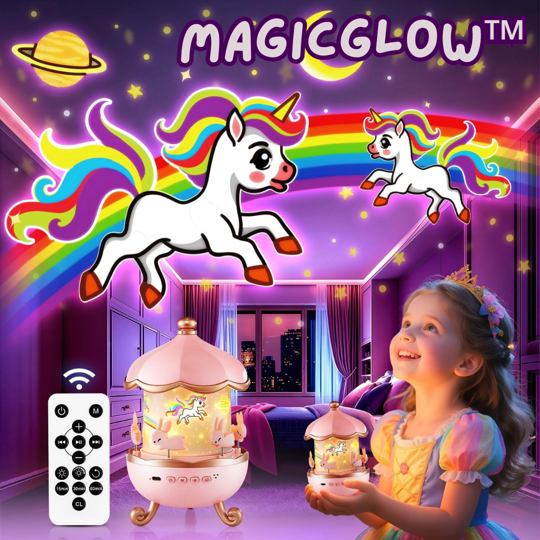 MagicGlow™ | Kinder Projektor Nachtlicht