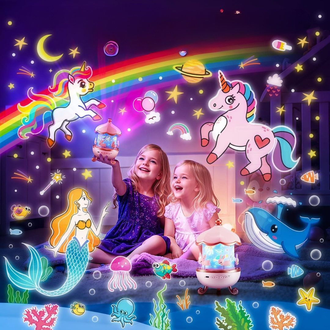 MagicGlow™ | Kinder Projektor Nachtlicht