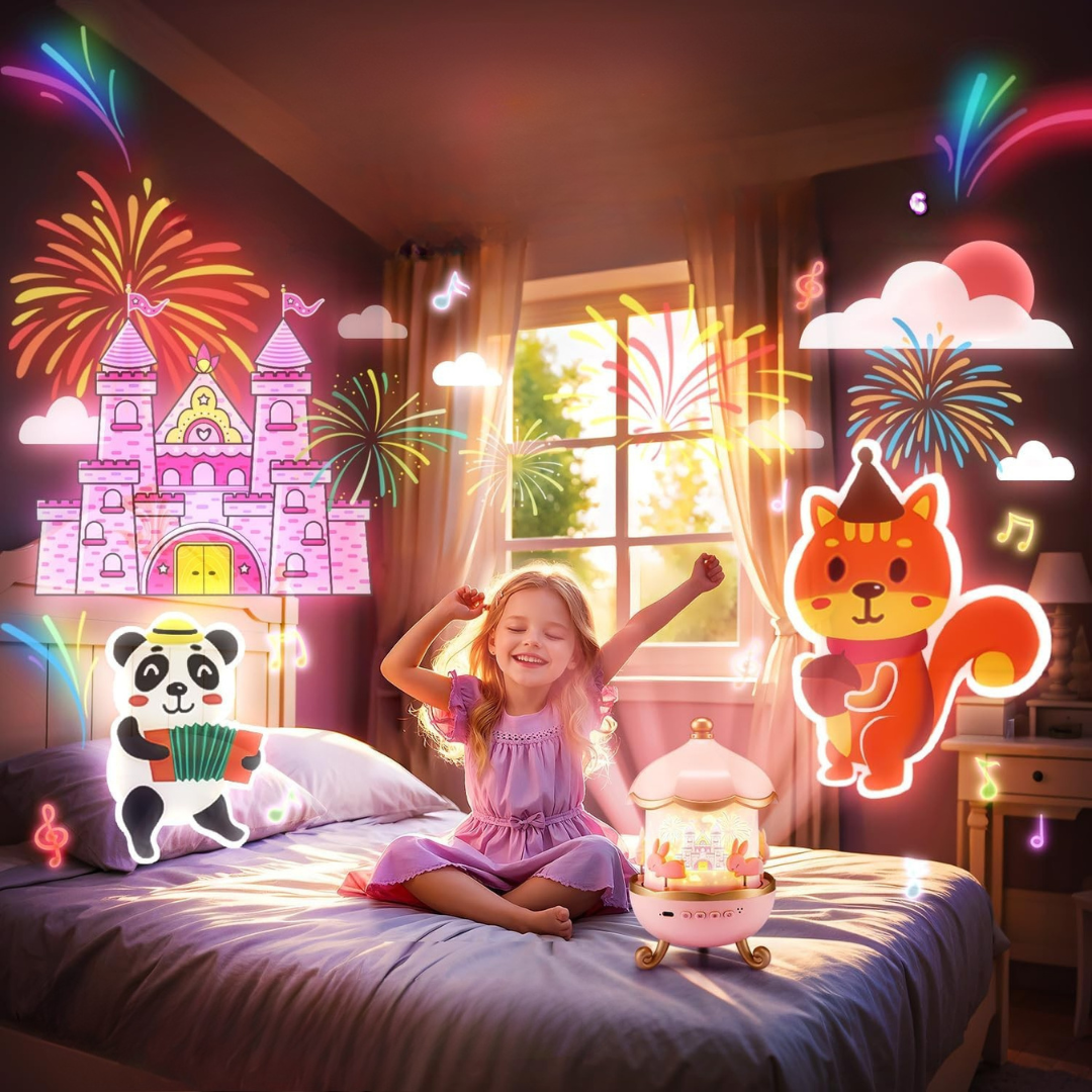 MagicGlow™ | Kinder Projektor Nachtlicht