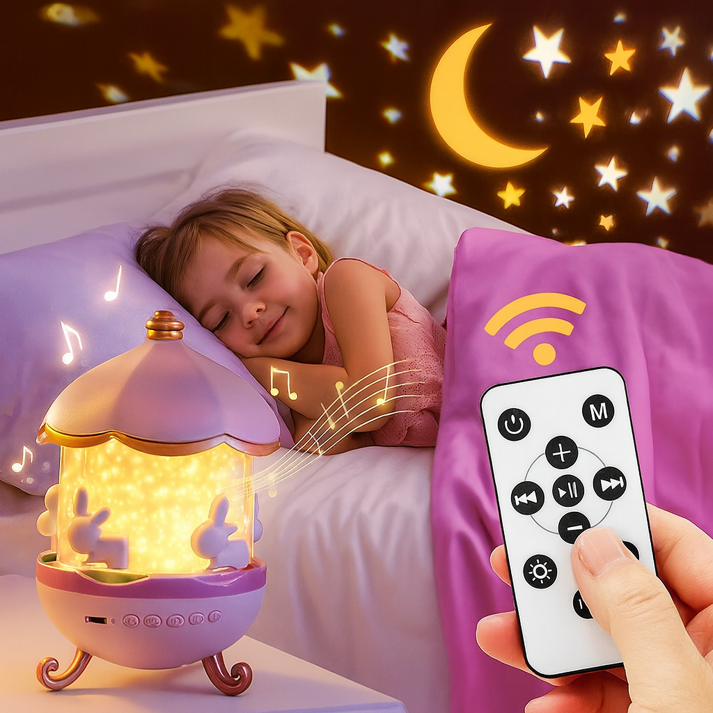 MagicGlow™ | Kinder Projektor Nachtlicht