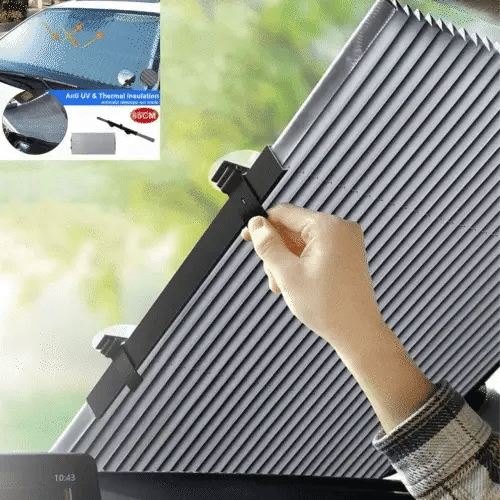 50% RABATT | SunLux™  |Acordeon Auto‑Parasolar