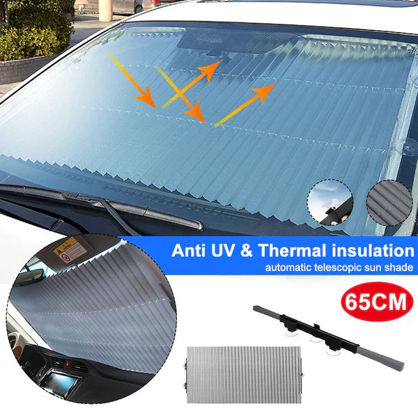 50% RABATT | SunLux™  |Acordeon Auto‑Parasolar