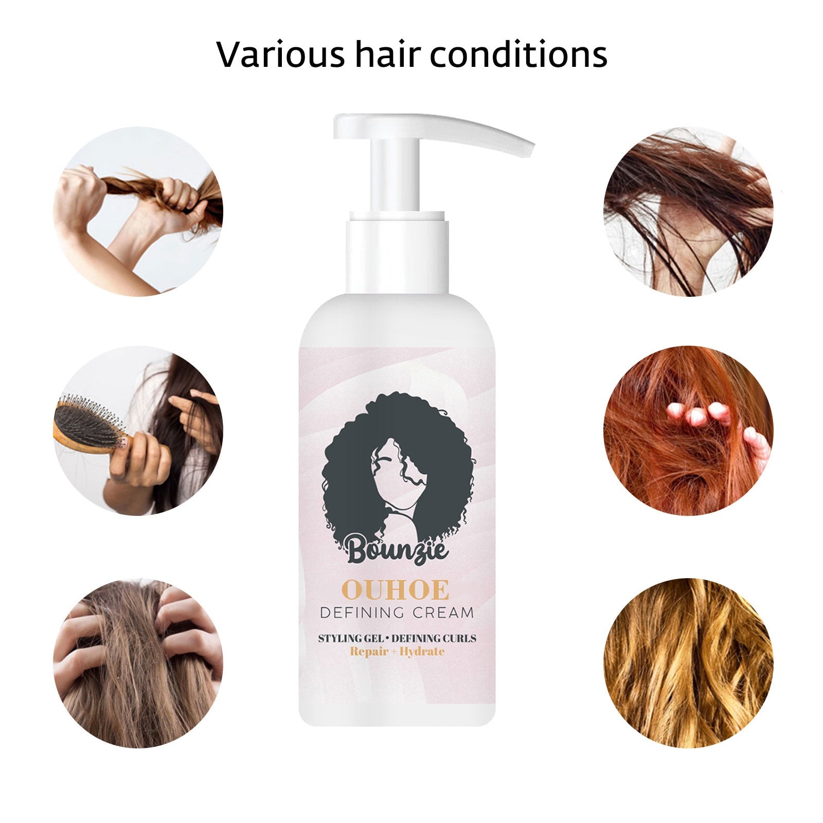 1+1 Gratis | BouncyCurls™ | Verbessertes Volumen und geschmeidige Haarcreme