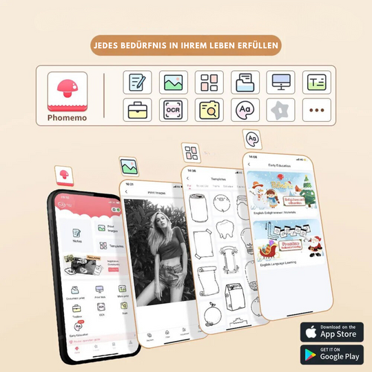 50 % Rabatt | NanoPrint™ | Tragbarer Mini-Drucker für einfache, mobile Ausdrucke