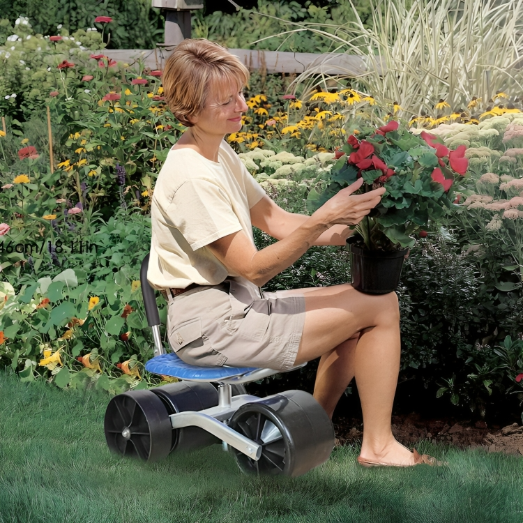 SpinnySeat™ | 360° Ergonomischer Gartenhocker