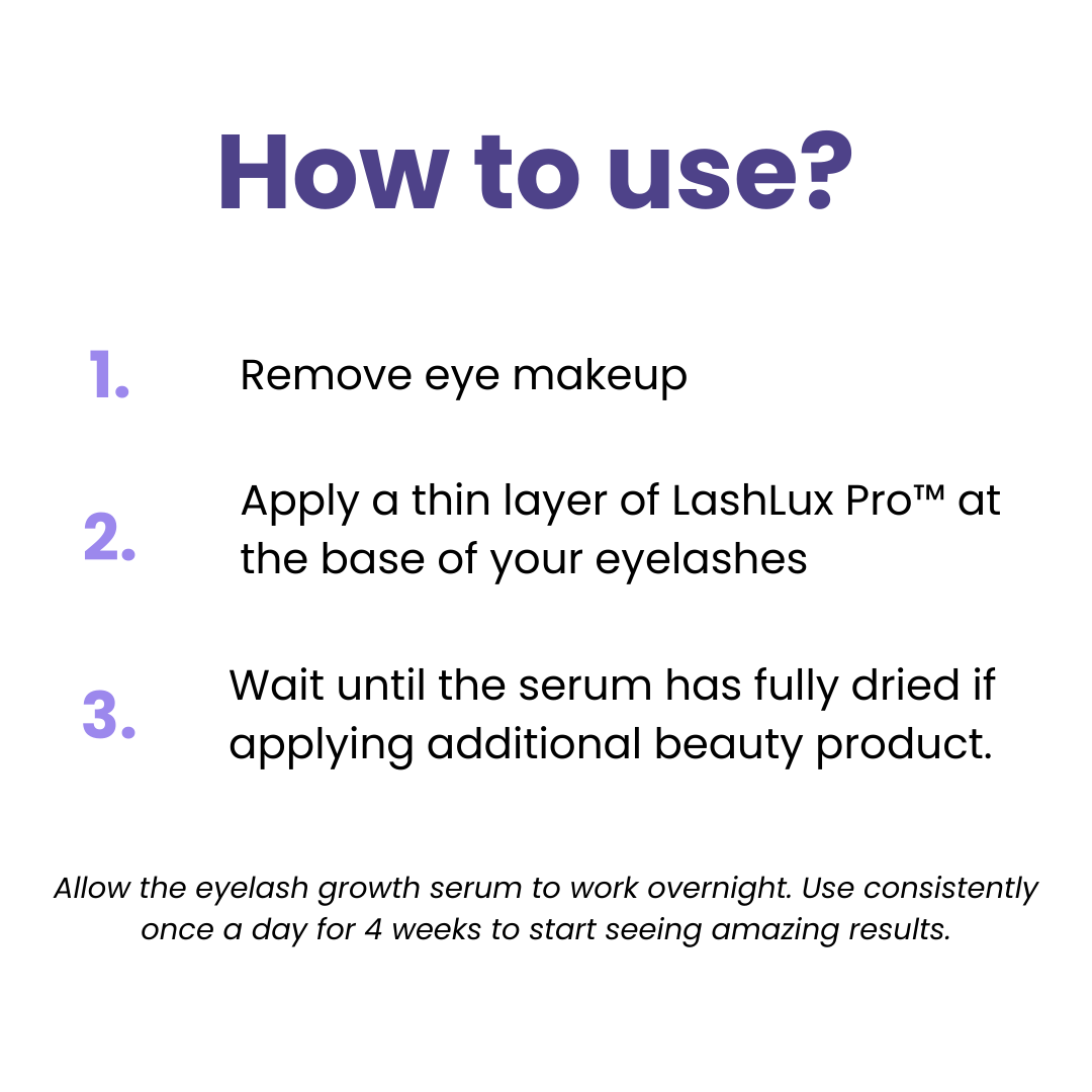 1+1 Gratis | LashLux Pro™ |  Wimpernwachstumsserum