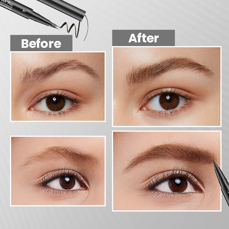 1+1 GRATIS | BrowMaster™ | 2-in-1 Flüssiges Augenbrauenstift