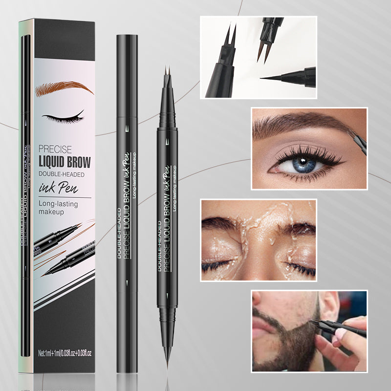 1+1 GRATIS | BrowMaster™ | 2-in-1 Flüssiges Augenbrauenstift