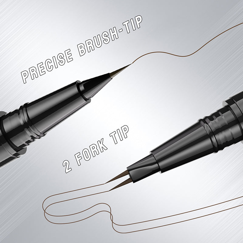 1+1 GRATIS | BrowMaster™ | 2-in-1 Flüssiges Augenbrauenstift