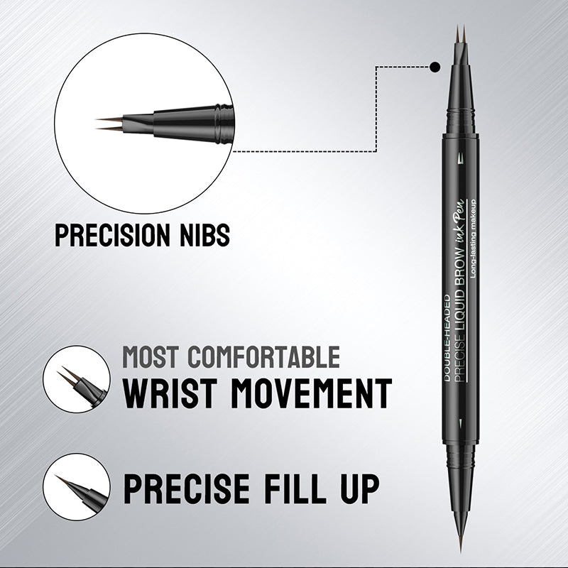 1+1 GRATIS | BrowMaster™ | 2-in-1 Flüssiges Augenbrauenstift