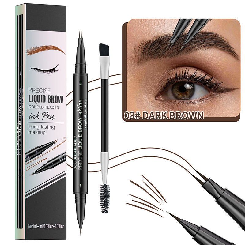 1+1 GRATIS | BrowMaster™ | 2-in-1 Flüssiges Augenbrauenstift