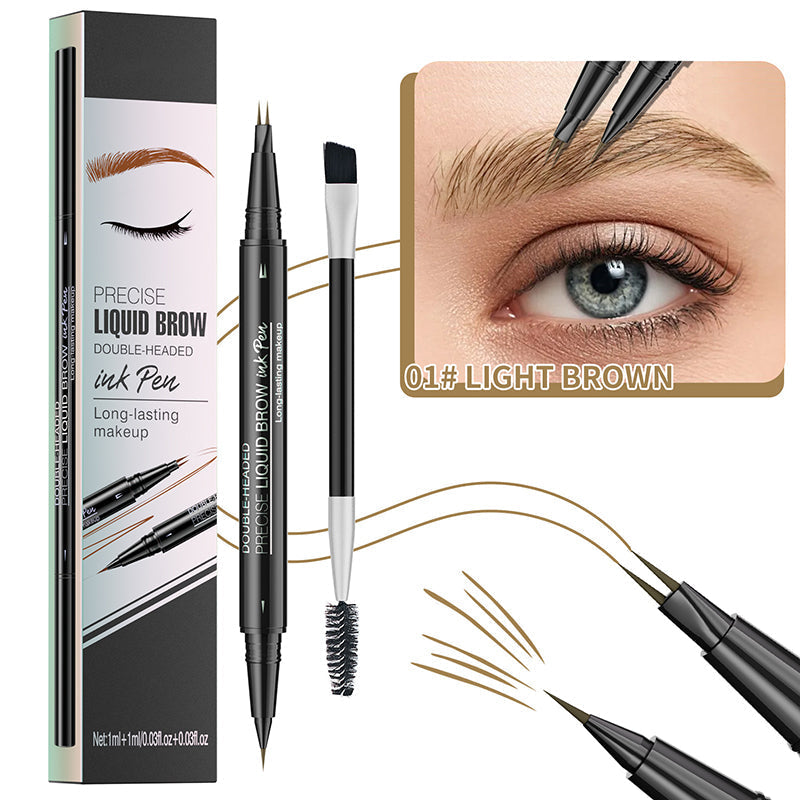 1+1 GRATIS | BrowMaster™ | 2-in-1 Flüssiges Augenbrauenstift