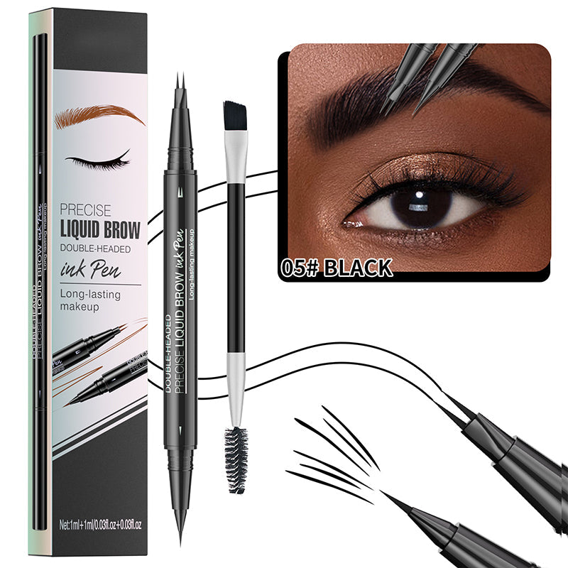 1+1 GRATIS | BrowMaster™ | 2-in-1 Flüssiges Augenbrauenstift