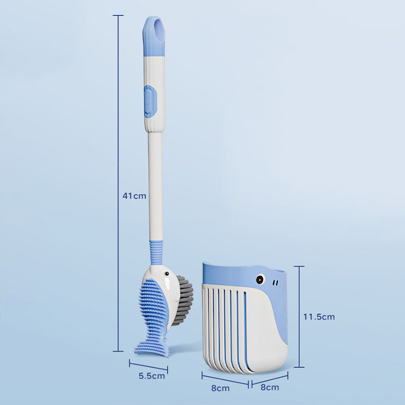 50% Rabatt | CleanGrip™ | Toilettenbürstenset mit Saugnapf